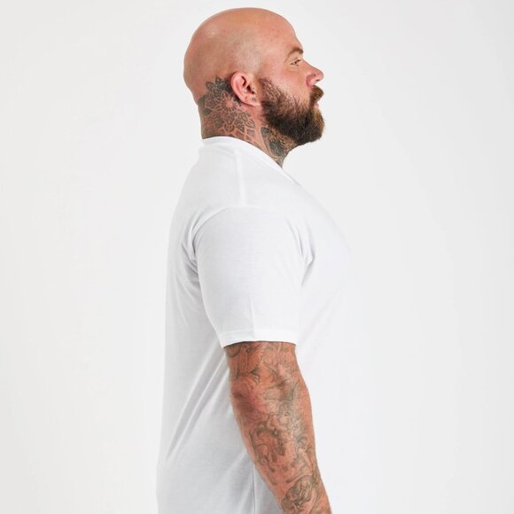 BUILT DIFFERENT ALL WHITE Crew Neck Tee Size 2XL - Picture 5 of 9